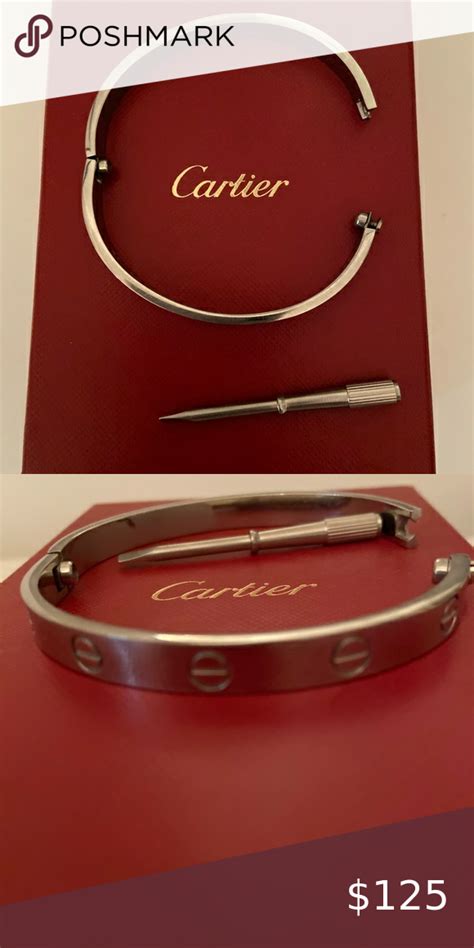 stainless steel cartier bracelet|cartier bracelet pay monthly.